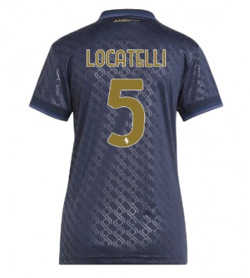 Juventus Manuel Locatelli #5 Tercera Equipación Mujer 2024-25 Manga Corta